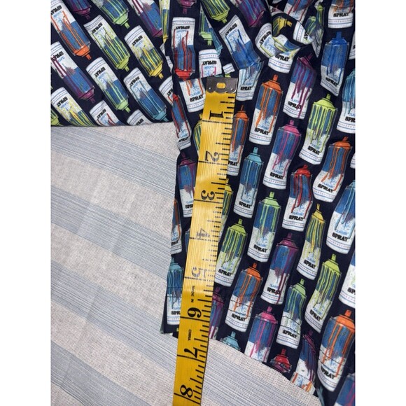 Peter Millar Board Shorts Spray Paint Can Men's Medium Lined Swim Hybrids 6.5" - Picture 12 of 13